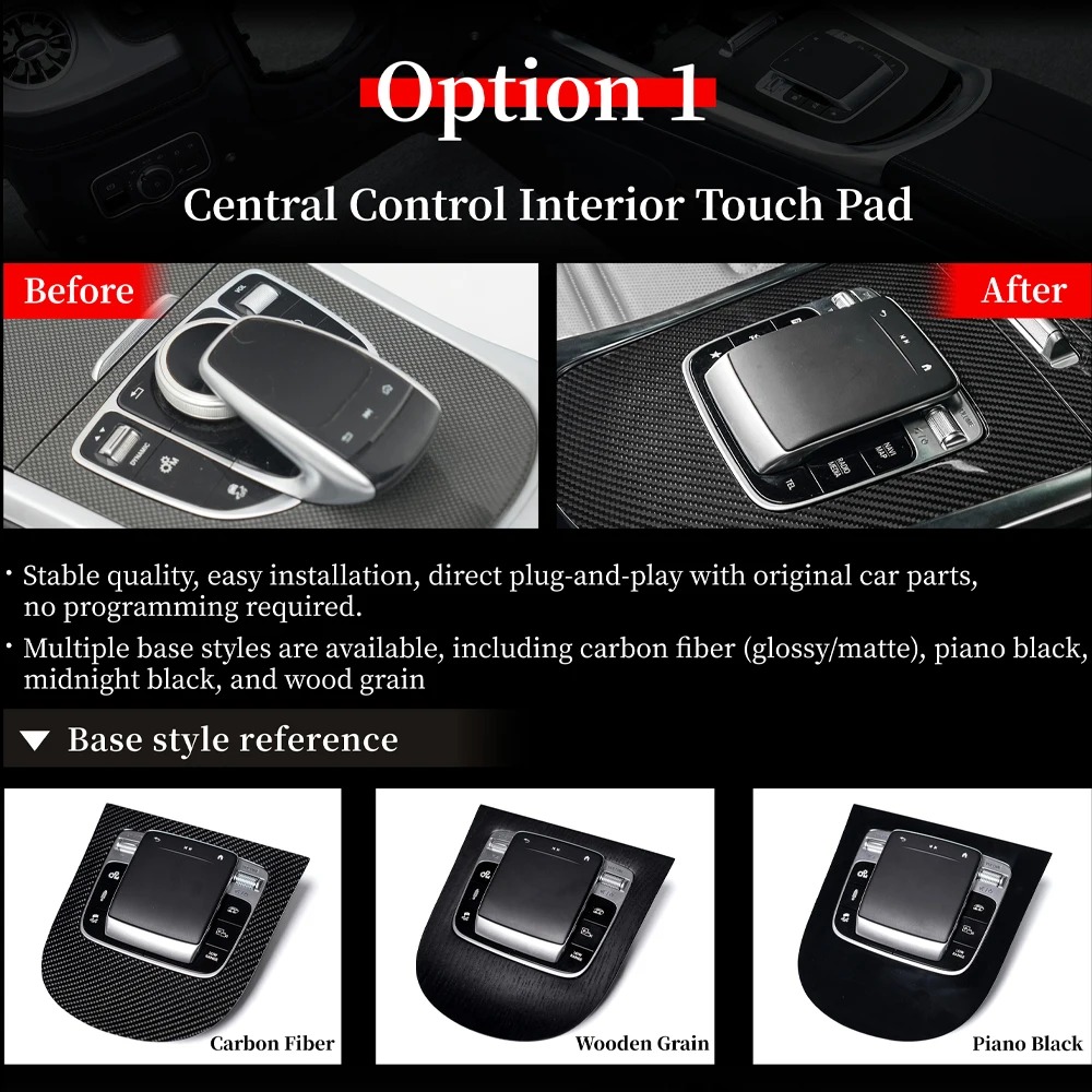 W464 Upgrade to W465 Interior Body Kit Solutions W465 Center Console Dashboard Central Touch Pad Interior Auto Parts Options